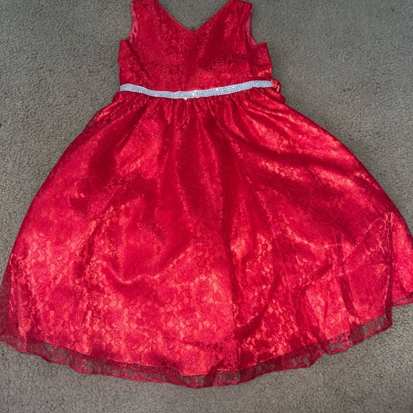 Brilliant Red Christmas time dress - Picture 5 of 7